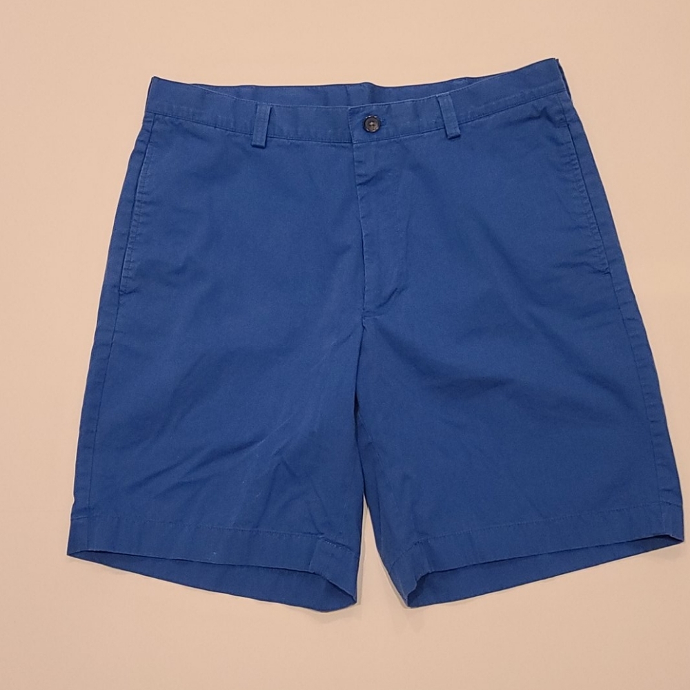 Polo shorts size 33 with an 8 inch inseam.